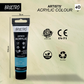 BRUSTRO Artists Acrylic Paint |40ml, Teal, Pastel Tone, Pack Of 6 Tubes|Non-Toxic,Water based,Inter Mixable,Ideal for Painting,Textured Effects on Canvas,Paper,Fine Art Student and Professionals