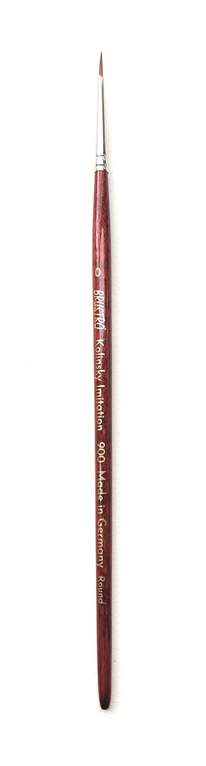 Brustro Kolinsky Imitation watercolour Round Brush Size 0