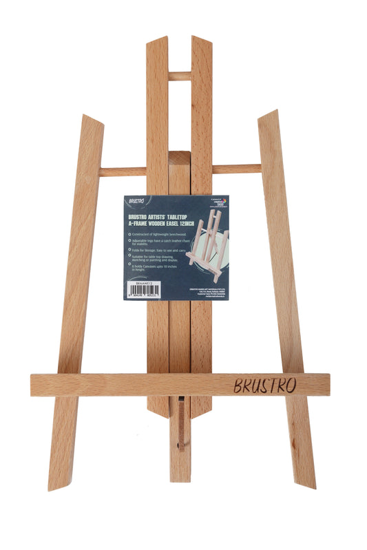 Brustro Artists' Tabletop A-Frame Wooden Easel 12inch