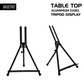 Brustro Aluminum Tabletop Double Arm Easel Tri-Pod Design with Rubber Feet Size - 24" inch