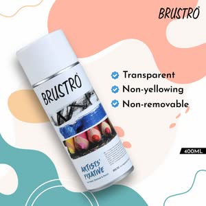 Brustro Artists' Fixative 400 ml spray can ( Made In Spain )