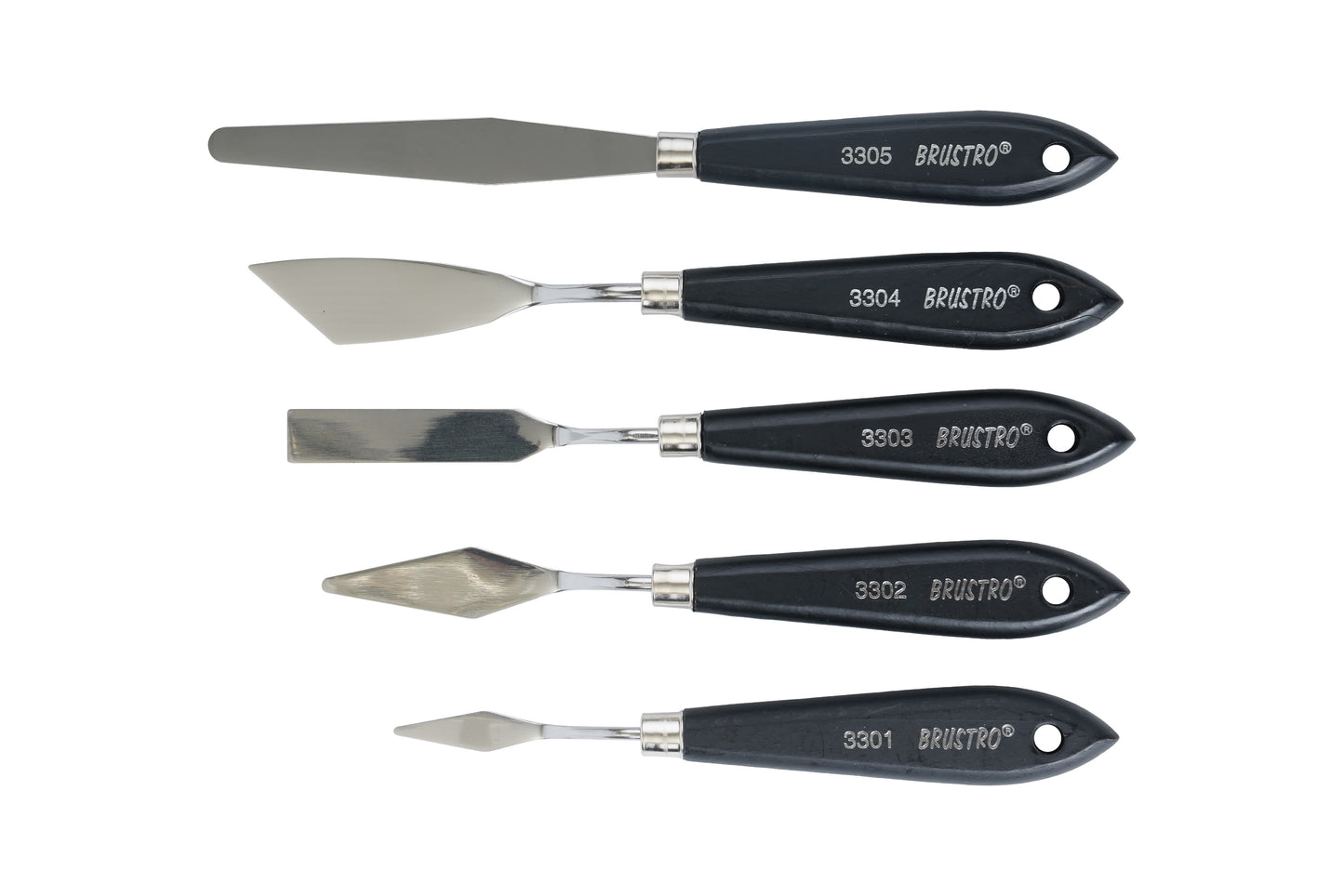 BRUSTRO Artists ’ Palette Knives (Set of 5)