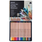 BRUSTRO Artists Pastel Pencils - Set of 24 Shades - 4mm Lead | Break Resistant, Erasable, High Pigmented, Vibrant Colours | Ideal for Drawing, Sketching, Mandala, Shading, Portrait, Fine Art Students.