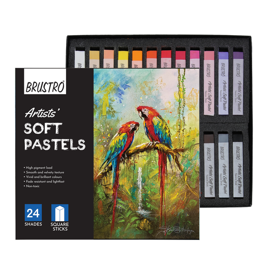 Brustro Artists' Soft Pastels Set of 24
