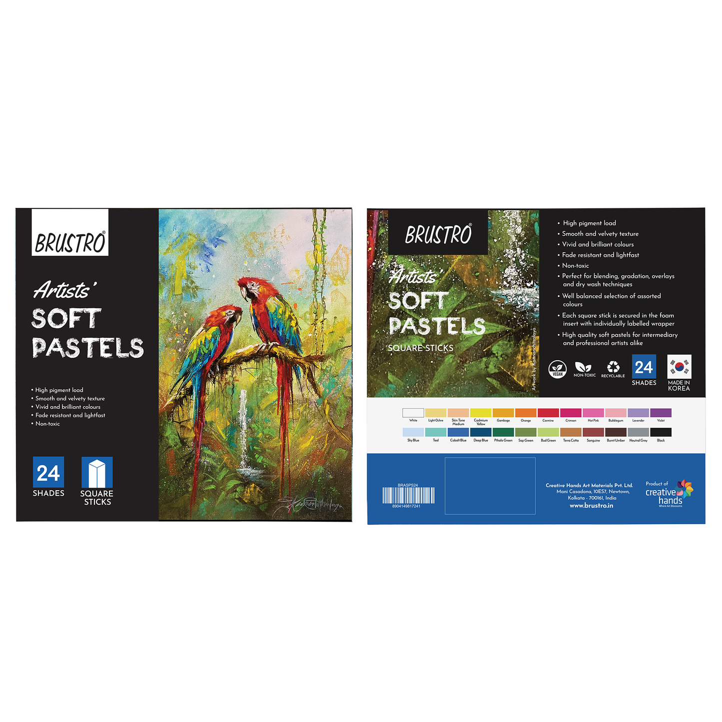 Brustro Artists' Soft Pastels Set of 24