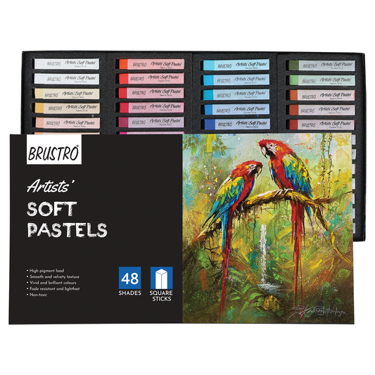 Brustro Artists' Soft Pastels Set of 48