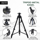 Brustro Artists Pro Art Tripod Metal Folding Easel (Black Color) Free Weatherproof Carry Bag, Holds Canvas Upto 30".