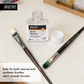 Brustro Brush Restorer | 100 ml (75ml+25ml Free), Non- Toxic, Plant-Based | Ideal for Natural and Synthetic Bristles, Oil and Acrylic Paints, Professional Artists and Fine Art Students