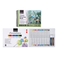 BRUSTRO Chromatique Mechanical Colour Pencil - 2mm, Set of 12 Shades With Studio Drawing Book, Blank 80 Pages, Wiro Bound, A5 (5.8x8.3 inches), 140 GSM, Perforated Sheets, Acid-Free Paper
