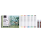 BRUSTRO Chromatique Mechanical Colour Pencil - 2mm, Set of 12 Shades With Studio Drawing Book, Blank 80 Pages, Wiro Bound, A5 (5.8x8.3 inches), 140 GSM, Perforated Sheets, Acid-Free Paper