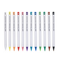BRUSTRO Chromatique Mechanical Colour Pencil - 2mm, Set of 12 Shades| Built-in Sharpener With 24 Refill Color Leads, Ideal for Writing, Drawing, Sketching, Colouring, Journaling & Creative Projects