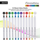 BRUSTRO Chromatique Mechanical Colour Pencil - 2mm, Set of 12 Shades| Built-in Sharpener With 24 Refill Color Leads, Ideal for Writing, Drawing, Sketching, Colouring, Journaling & Creative Projects