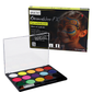 Brustro ChromaWear FX Face & Body Paint| 25g,Set of 15 Vibrant Shades|Includes 2 Free Brushes,Skin-Safe,Non-Toxic,Vegan|Face Art,Cosplay,Festivals and Stage Play for Adult and Kids (Above 3 Years old)