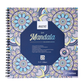 Brustro DIY Mandala Colouring Book–2nd Edition| 25 Designs,160 GSM Paper,9x9 inch,Tear-Out Sheets | Ideal for Stress Relief & Mindfulness Art Book for Adults & Kids,Drawing,Mixed Media,Pens,Markers