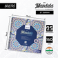 Brustro DIY Mandala Colouring Book–2nd Edition| 25 Designs,160 GSM Paper,9x9 inch,Tear-Out Sheets | Ideal for Stress Relief & Mindfulness Art Book for Adults & Kids,Drawing,Mixed Media,Pens,Markers