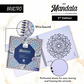 Brustro DIY Mandala Colouring Book–2nd Edition| 25 Designs,160 GSM Paper,9x9 inch,Tear-Out Sheets | Ideal for Stress Relief & Mindfulness Art Book for Adults & Kids,Drawing,Mixed Media,Pens,Markers