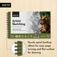 Brustro Artists Sketching Wiro-Bound Paper Pad, 5x7 inches, 160 GSM, 30 Sheets | Ideal for Pencil, Drawing, Charcoal, Art, Pen, Pastel, Ink.