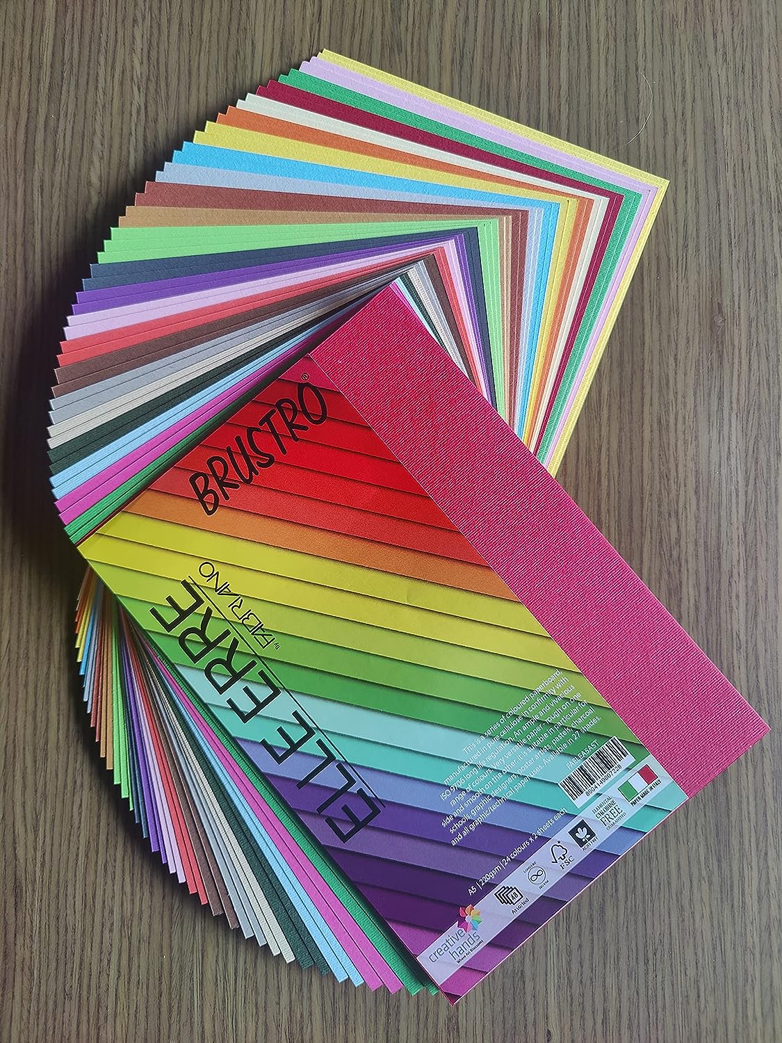 BRUSTRO Copytinta Coloured Craft Paper A4 Size 80 GSM Mixed Soft Colou –  BrustroShop