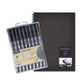 Brustro Technical Pen (Pack of 9) with Fabriano Sketch Book A5