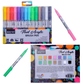 BRUSTRO Fluid Acrylic Brush Pen | Set of 14 Basic Shades