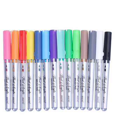 Paint Brush Brush Pen Professional BRUSTRO Fluid Acrylic Brush Pen