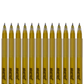BRUSTRO Gold Gel Pen|Pack of 12 - 1mm Metal Tip,Opaque and Viscous Ink|Ideal For Drawing,Writing,Highlighting,Doodling,Scrapbooking,Mandala Art,Illustration,Fine Art Students and Professionals
