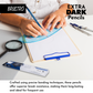 BRUSTRO Extra Dark Pencils | Black, Pack of 10 | Ideal for Drawing, Sketching, Mandala, Shading, Portrait for Artists, Fine Art Students