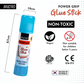 BRUSTRO Power Grip Glue Stick 8g, Pack of 6 | Non-Toxic, Mess-Free Adhesive, Washable Glue for Paper, Photos & Crafts, DIY Projects, School and Office use