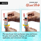 BRUSTRO Power Grip Glue Stick 15g, Pack of 3| Non-Toxic, Mess-Free Adhesive, Washable Glue for Paper, Photos & Crafts, DIY Projects, School and Office use