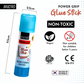 BRUSTRO Power Grip Glue Stick 15g, Pack of 3| Non-Toxic, Mess-Free Adhesive, Washable Glue for Paper, Photos & Crafts, DIY Projects, School and Office use