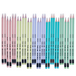 Brustro Pastelix HB Pencils|Pack of 30 (5 Colours x 6 Pencils), 2.2mm Lead With Latex free Rubber,Pre-Sharpened,Smooth Handwriting|Ideal For Sketching,Shading,Drawing,Portrait for Artist,Professionals