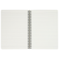 BRUSTRO Inspire A5 Size, 1 Subject Ruled Notebooks (Set of 2), 80 sheets/160 pages, 70 gsm ivory paper, Black/Grey Velvety Touch Cover