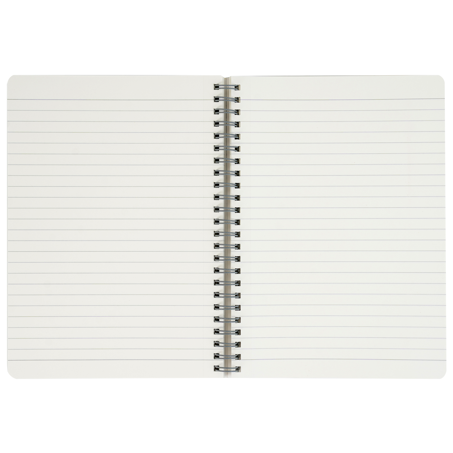 BRUSTRO Inspire A5 Size, 1 Subject Ruled Notebooks (Set of 2), 80 sheets/160 pages, 70 gsm ivory paper, Black/Grey Velvety Touch Cover
