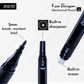 Brustro Kuro Precision Mechanical Pencil |Tip Size- 2mm With 6- HB and 6- 2B Leads , Built-in-Sharpener, 3 Eraser Refill
