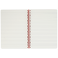 BRUSTRO Notes A5 Size, 1 Subject Ruled Notebook, 80 sheets / 160 pages, 70 gsm ivory paper, Blush Cover