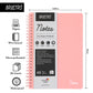 BRUSTRO Notes A5 Size, 1 Subject Ruled Notebook, 80 sheets / 160 pages, 70 gsm ivory paper, Blush Cover