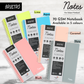 BRUSTRO Notes A5 Size, 1 Subject Ruled Notebook, 80 sheets / 160 pages, 70 gsm ivory paper, Aqua Cover, Wiro Bound Design