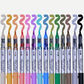BRUSTRO Fluid Acrylic Brush Pen | Set of 14 Pastel Shades | Waterproof,Opaque Colors,Non-Toxic