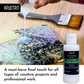 Brustro Professional High Gloss Varnish 100 Ml | Ideal for Coating on Acrylic Painting,Watercolours,Oil Paints,Non-Yellowing,Non Toxic,Transparent,Canvas,Paper, Artwork Protection.