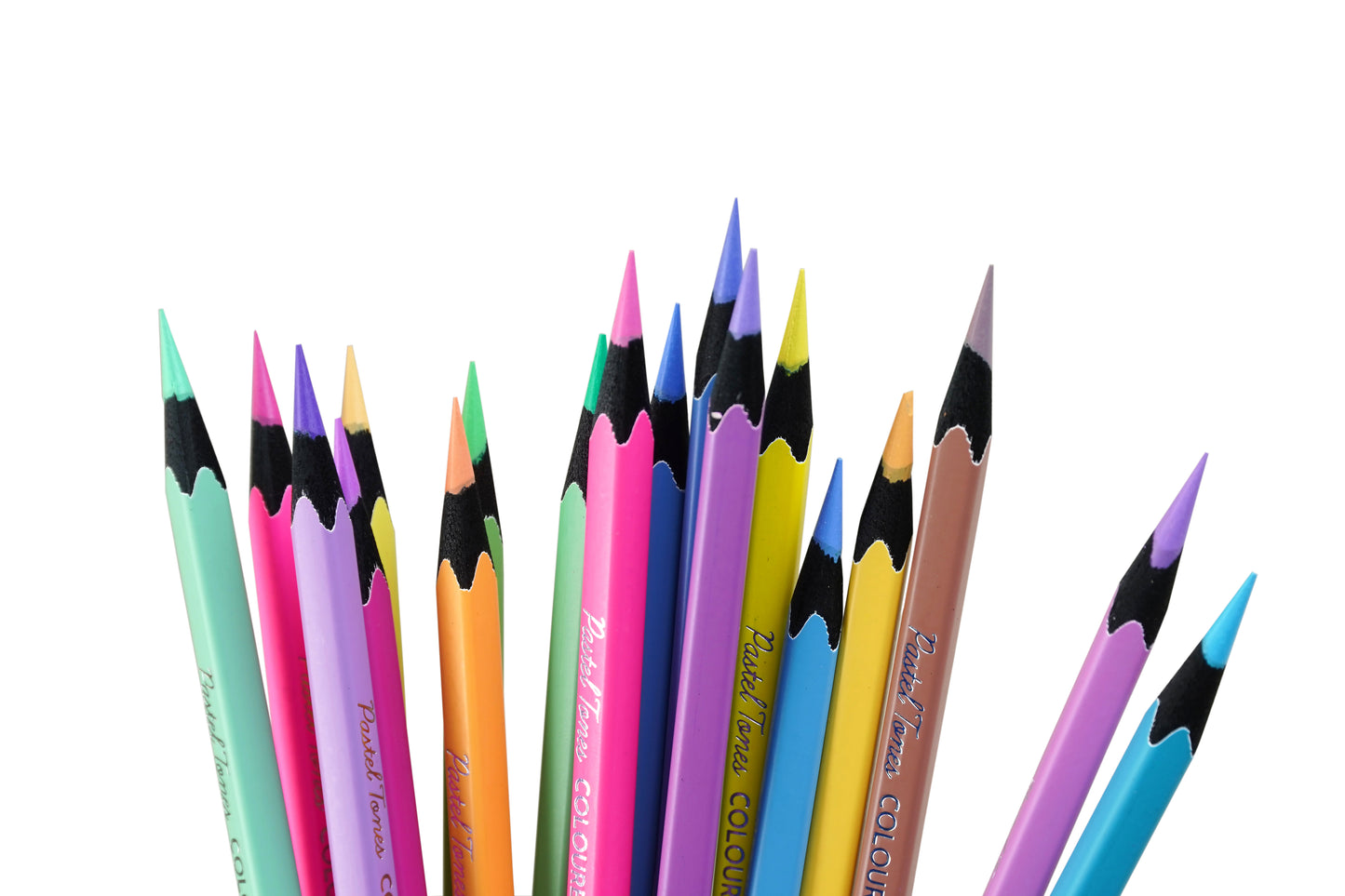 BRUSTRO Artists' Coloured Pencils Pastel Tone Set of 36 (in elegant tin box)