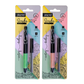 BRUSTRO Scribe Mechanical Pencil 2B | Tip 2MM, Set of 2 (Coral Pink & Sea Green) with Built-in Sharpener and 5 Extra Leads |Ideal For Writing,Sketching,Drawing,Mandala Arts,Schools