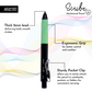 BRUSTRO Scribe Mechanical Pencil 2B | Tip 2MM, Set of 2 (Coral Pink & Sea Green) with Built-in Sharpener and 5 Extra Leads |Ideal For Writing,Sketching,Drawing,Mandala Arts,Schools