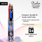 Brustro Studio Colour Pencil Set 24 in a Metal Tube|Break Resistant 3mm Lead,Easy to Blend,High Pigmented,Vibrant Colours,Non-Toxic,Pre-Sharpened|Ideal For Sketching, Drawing, Portrait
