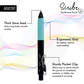 BRUSTRO Scribe Mechanical Pencil 2B | Tip 2MM, Set of 2 (Smoke Grey & Turquoise Blue) with Built-in Sharpener and 5 Extra Leads |Ideal For Writing,Sketching,Drawing,Mandala Arts,Schools