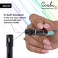 BRUSTRO Scribe Mechanical Pencil 2B | Tip 2MM, Set of 2 (Smoke Grey & Turquoise Blue) with Built-in Sharpener and 5 Extra Leads |Ideal For Writing,Sketching,Drawing,Mandala Arts,Schools
