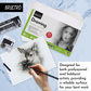 Brustro Sketching & Drawing Papers 200 GSM A5 , 32 + 8 Free Sheets (Pack of 2)