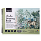 BRUSTRO Studio Drawing Book, Blank 80 Pages, Wiro Bound, A4 (8.3x11.7 inches), 140 GSM, Perforated Sheets, Acid-Free Paper| Drawing,Sketching,Shading With Colour Pencils,Crayons for Students,Hobbyists