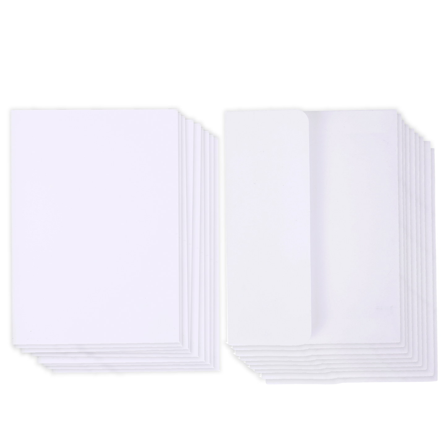 Brustro StudioFold Greeting Cards | 5x7 Inches, 200 GSM, 10 Pre-Folded Blank Cards with Envelopes, Acid-Free | Ideal For Hand-Lettering, Illustration, Watercolour & Acrylic Artwork