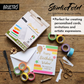 Brustro StudioFold Greeting Cards | 5x7 Inches, 200 GSM, 10 Pre-Folded Blank Cards with Envelopes, Acid-Free | Ideal For Hand-Lettering, Illustration, Watercolour & Acrylic Artwork