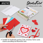Brustro StudioFold Greeting Cards | 5x7 Inches, 200 GSM, 10 Pre-Folded Blank Cards with Envelopes, Acid-Free | Ideal For Hand-Lettering, Illustration, Watercolour & Acrylic Artwork